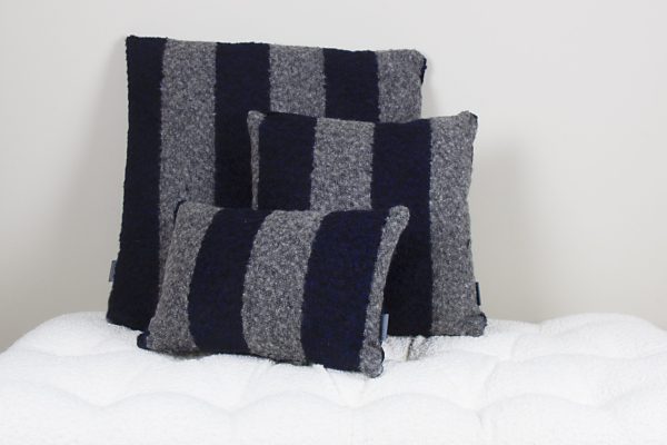 Wool Mohair Stripe Cushion